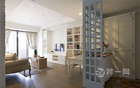 天津装修网135平乡村风两居装修效果图