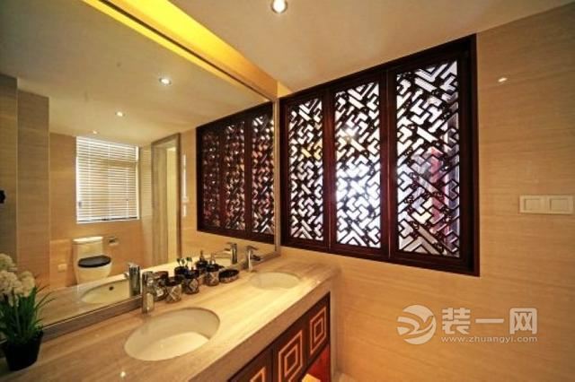 天津装修网149平米现代中式装修效果图